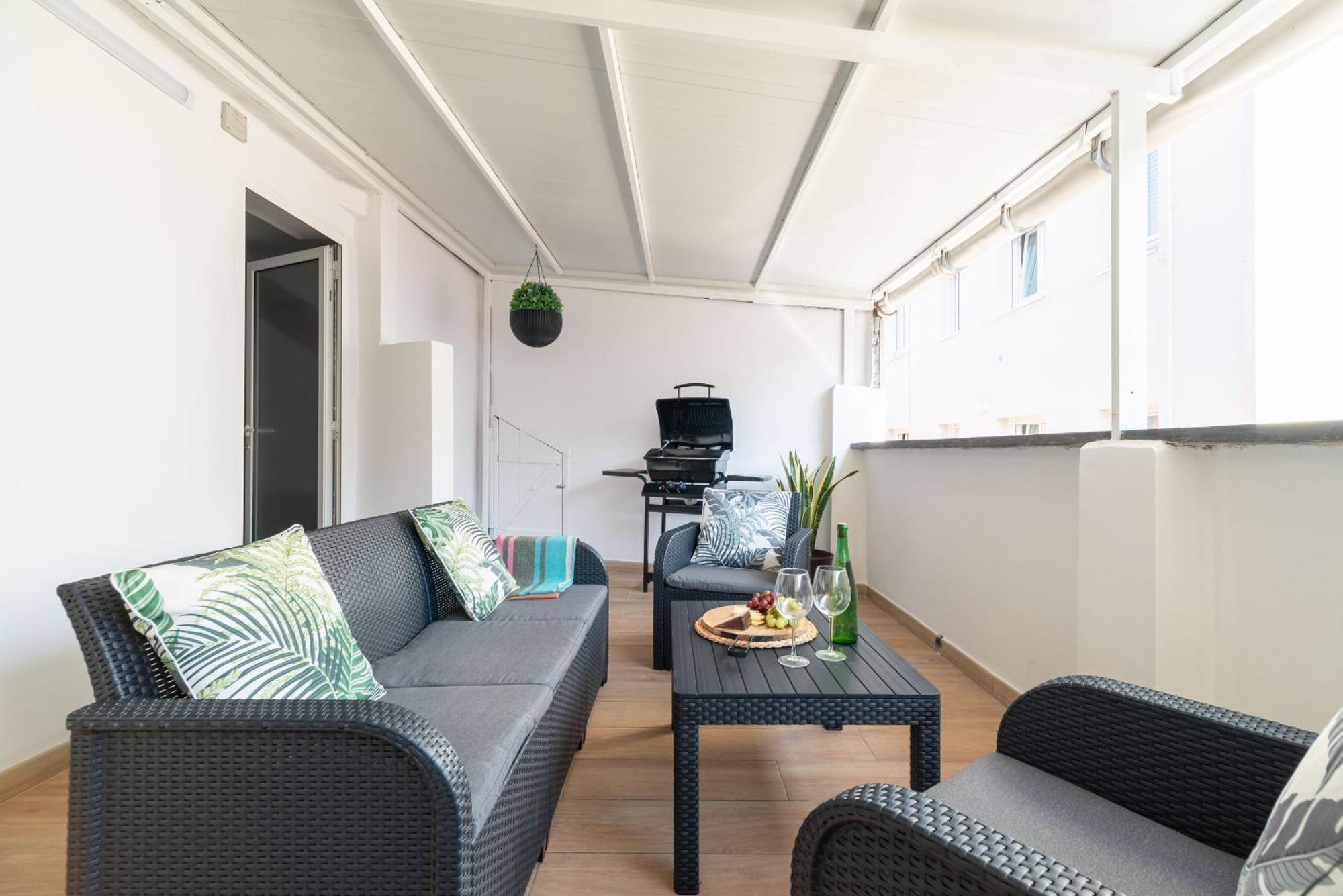 Gran Atico Con Terraza Apartment Vigo Luaran gambar